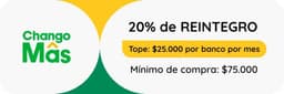Hasta 25% de reintegro y 6 cuotas en Supermiércoles